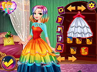 Rapunzel Design Your Rainbow Dress