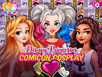 Disney Princesses Comicon Cosplay