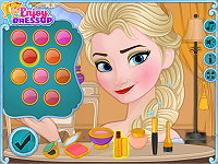 Now And Then: Elsa Makeup