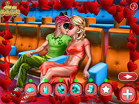 Dotted Girl Cinema Flirting