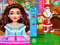 Christmas Elsa As Santa
