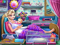 Frozen Elsa Birth Caring