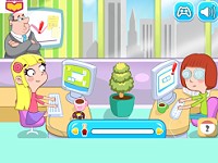 Laura Office Slacking Off