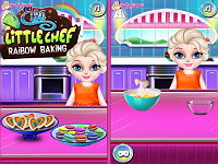 Elsa Little Chef Rainbow Baking