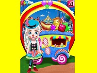 Baby Elsa Selling Candy Day