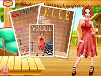 Rapunzel Fashion Magazine Model