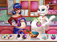 Lady And Kitty Pregnant BFFs